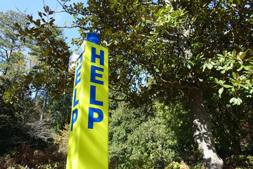 Blue Light Emergency Phone - HELP