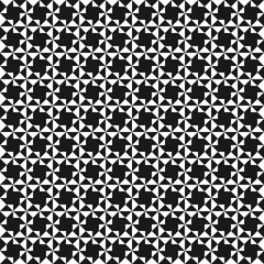 Seamless abstract geometric pattern with kaleidoscope elements