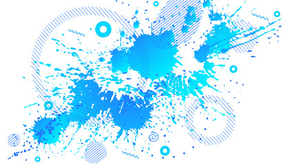 Abstract background - bright spots of paint.