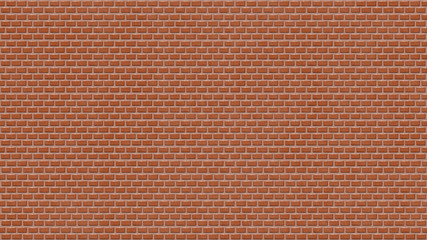 Brick wall pattern background, Old grunge tone brick wall texture, Digital painting illustration.