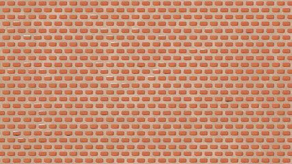 Brick wall pattern background, Old grunge tone brick wall texture, Digital painting illustration.