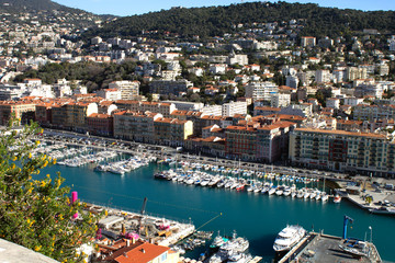 Fototapeta na wymiar panoramic view of the city of nice