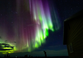 アラスカ フェアバンクスのオーロラ