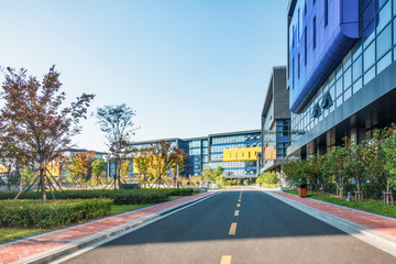 Shanghai Lujiazui and urban road,China