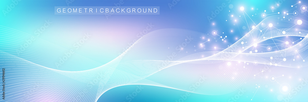 Poster nano technologies abstract background. cyber technology concept. artificial intelligence, virtual re