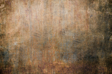 Alte blaue rostige Wand, grungy Hintergrund oder Textur © Azahara MarcosDeLeon