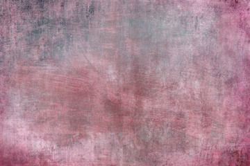 Distressed pink grungy wall background