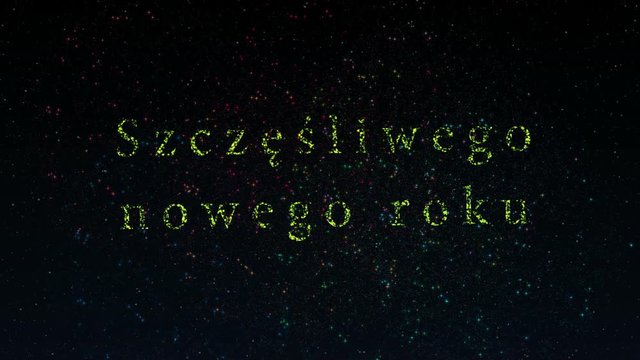 Buon anno in Polacco.