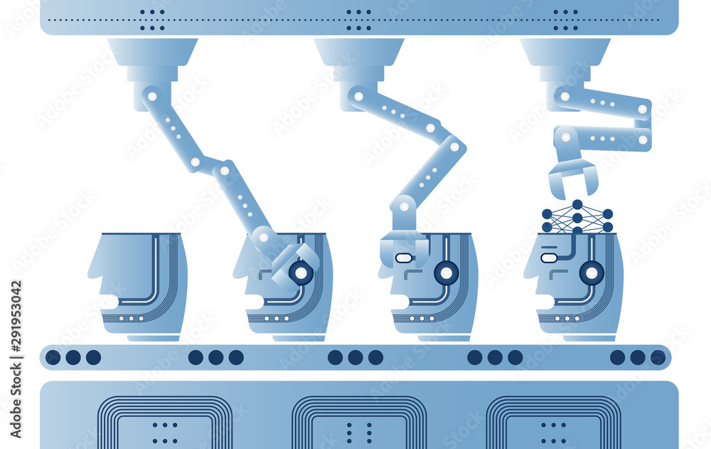 Poster bot production automated process.