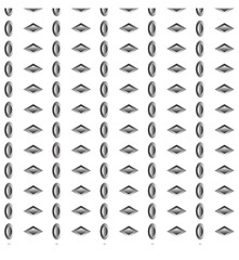Seamless geometric vector pattern on modern white background