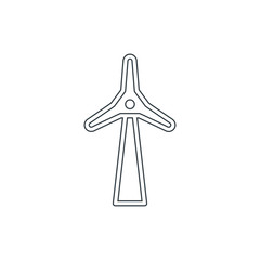 Windmill icon. Energy storage symbol