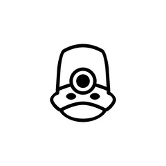 Doctor character icon. Medical symbol