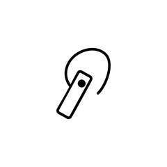 Headphone icon. Auido music symbol