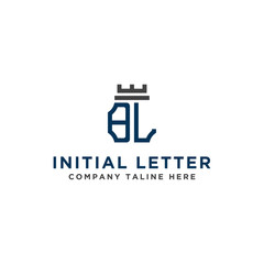 logo design for companies, Inspiration from the initial letters of the BL logo icon. - Vector