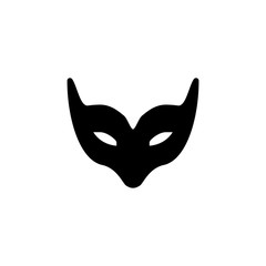 Mask icon. Theater costume symbol