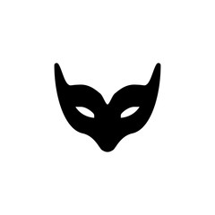 Mask icon. Theater costume symbol