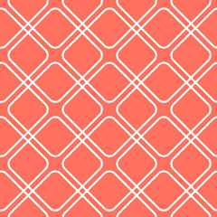 Clean geometric vector seamless pattern in flat modern style