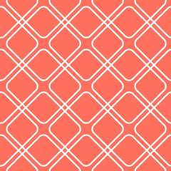 Fototapeta premium Clean geometric vector seamless pattern in flat modern style