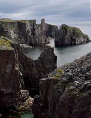 rockformation at Spillars Cove, Bonavista Peninsula Newfoundland Canada