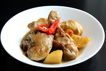 Spicy Chicken Curry - Delicious and Tasty - Opor Ayam