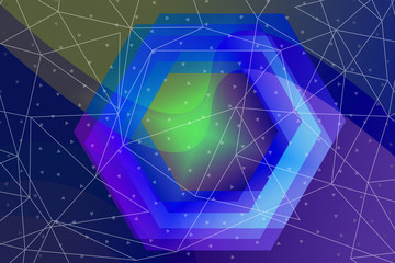 abstract, blue, design, illustration, light, wallpaper, pattern, green, bright, 3d, black, art, graphic, texture, decoration, shape, stars, backdrop, technology, hexagon, business, white, color
