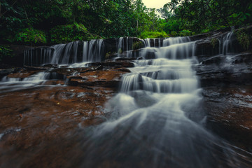 Tadvimanthip waterfall in Phulangka national park Thailand