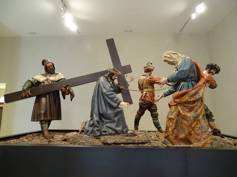 camino del calvario  gregorio fernandez museo nacional de escultura  valladolid castilla leon espa&ntilde;a spain