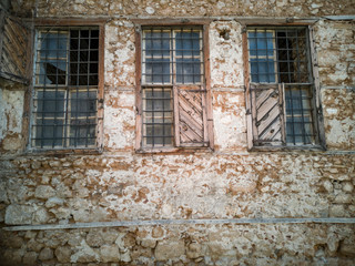 Fototapeta na wymiar old window background and texture