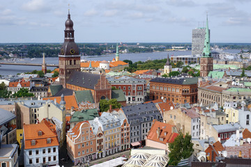 Vue du dôme de la cathédrale de Riga -2