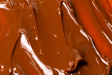 Sweet caramel pattern, top view.