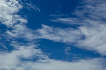 blue sky with clouds