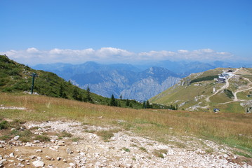 Berg Monte Baldo am Gardasee in Norditalien