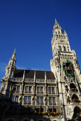 Fototapeta na wymiar Rathaus, München