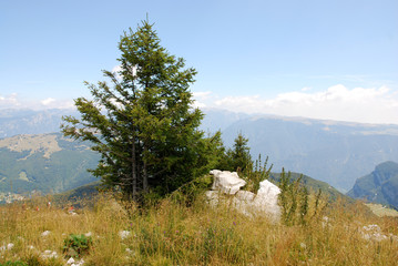 Berg Monte Baldo am Gardasee in Norditalien