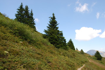 Berg Monte Baldo am Gardasee in Norditalien