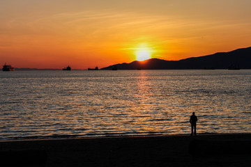 Sunset English Bay