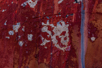 abstract colored texture. Old scratches, stain, paint splats, spots on the wall