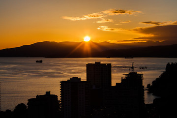 Obraz na płótnie Canvas Sunset Vancouver