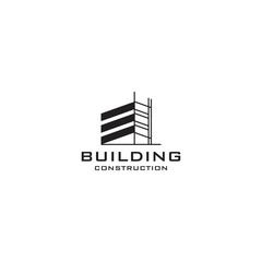 Building Construction Logo Design Template - Vector