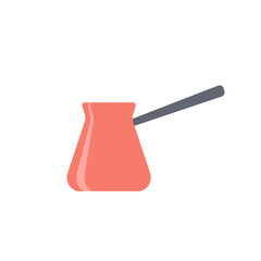 Coffee cezve vector simple icon