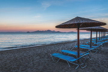 Aegean sea in Greece.