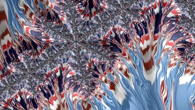 Patriotic flag Mandelbrot set exhibit an elaborate and infinitely complicated boundary that reveals progressively ever-finer recursive detail at increasing magnifications