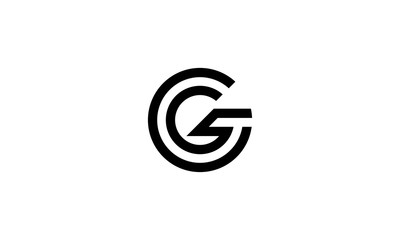 Modern G letter linear logo design.