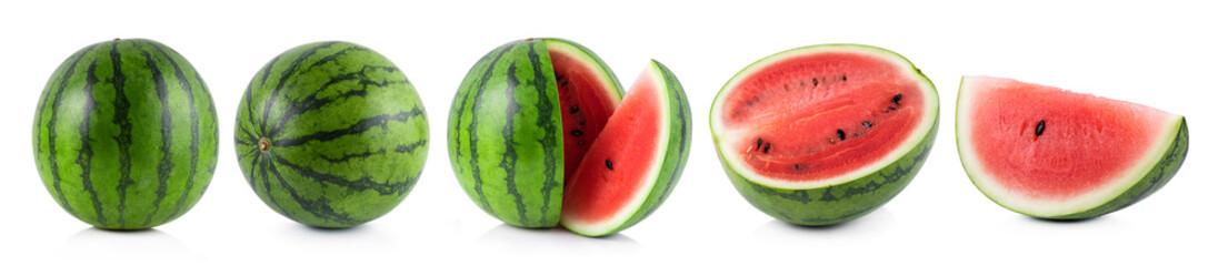 watermelon isolated on white background - Powered by Adobe