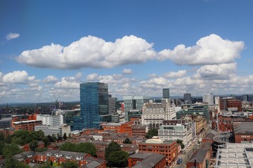 Fototapeta na wymiar Manchester Skyline