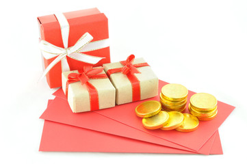 red envelope in Chinese day concept