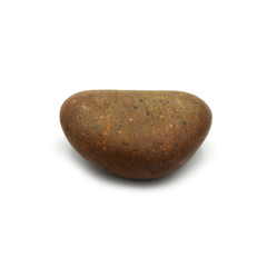 Fototapeta na wymiar Big granite rock stone, isolated on the white background.