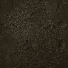 Urban concrete wall background with grooves and bubbles. Cement gray wall. Urban and industrialization art concept. Texture like concrete, stone, cement, plaster.. Poster mockup. Сloseup studio shot.