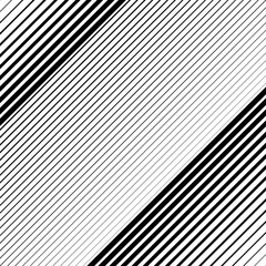Oblique, diagonal dynamic lines pattern. Straight parallel skew stripes illustration. Slope, asymmetric lineal, linear element.