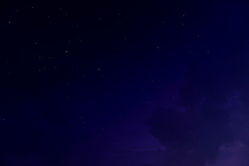 Clear night sky with Many star for background.